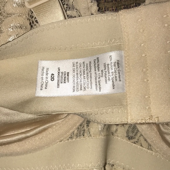 Nwt lace satin underwire bra - Picture 7 of 8